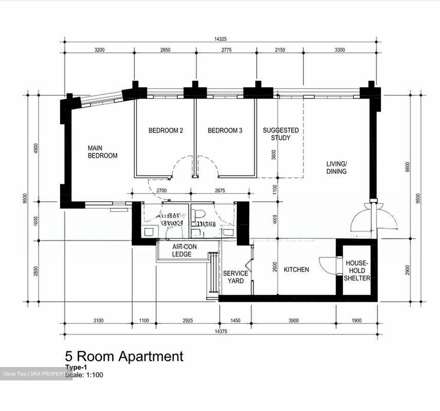 Blk 33 Skyresidence @ Dawson (Queenstown), HDB 5 Rooms #534553211